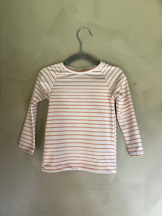 Pre-Loved Rashguard in Rust Stripe