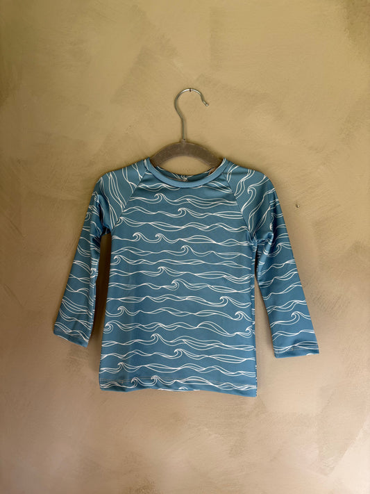 New Rashguard in Azure Waves