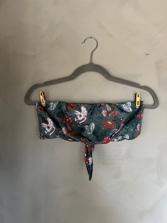 New Olive Top in Cottagecore Dino