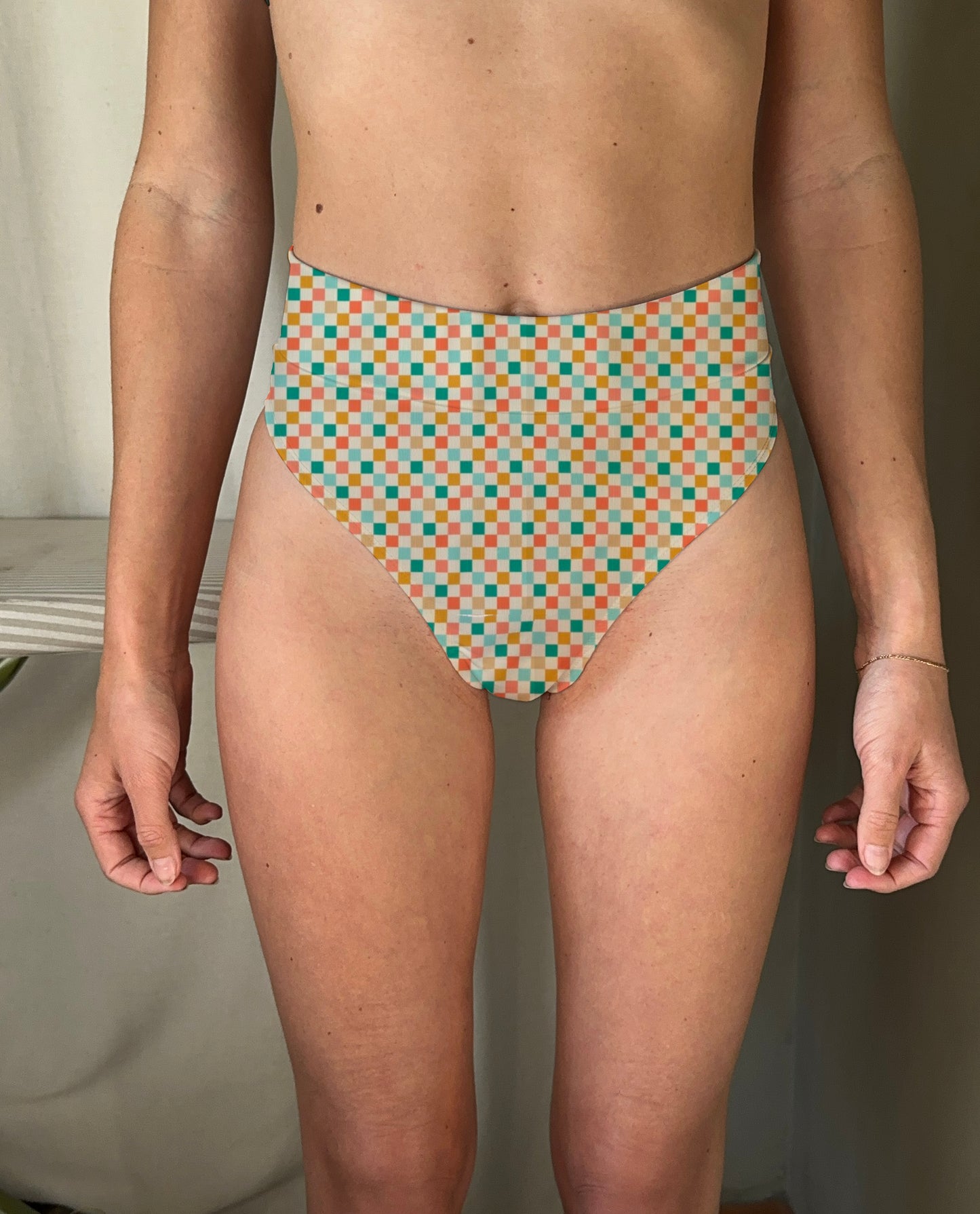 Adult High Rise Cheeky Bikini Bottom