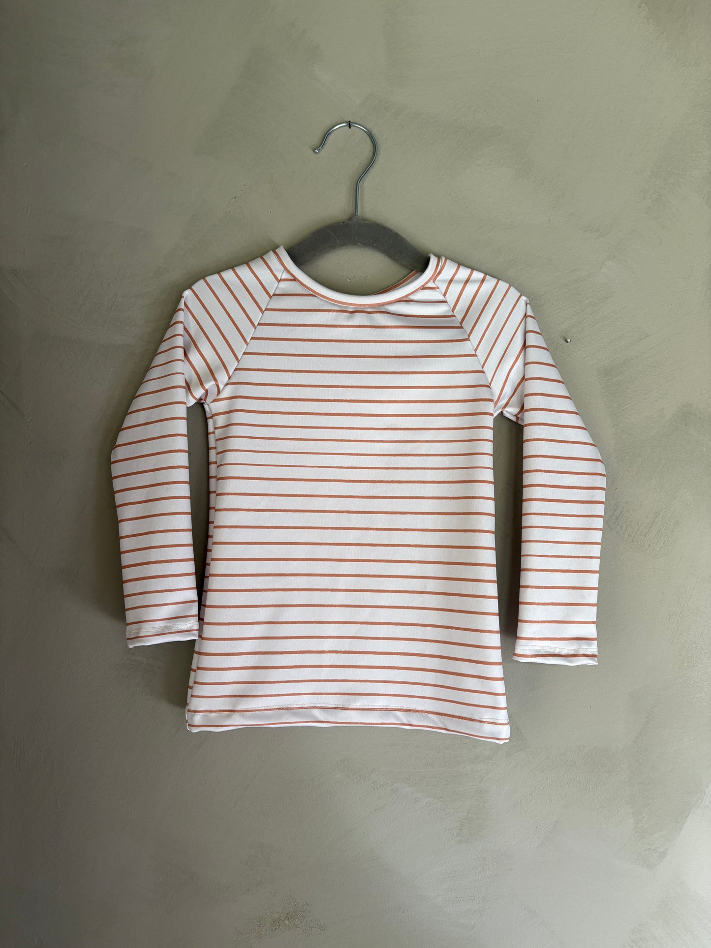New Rashguard in Rust Stripe