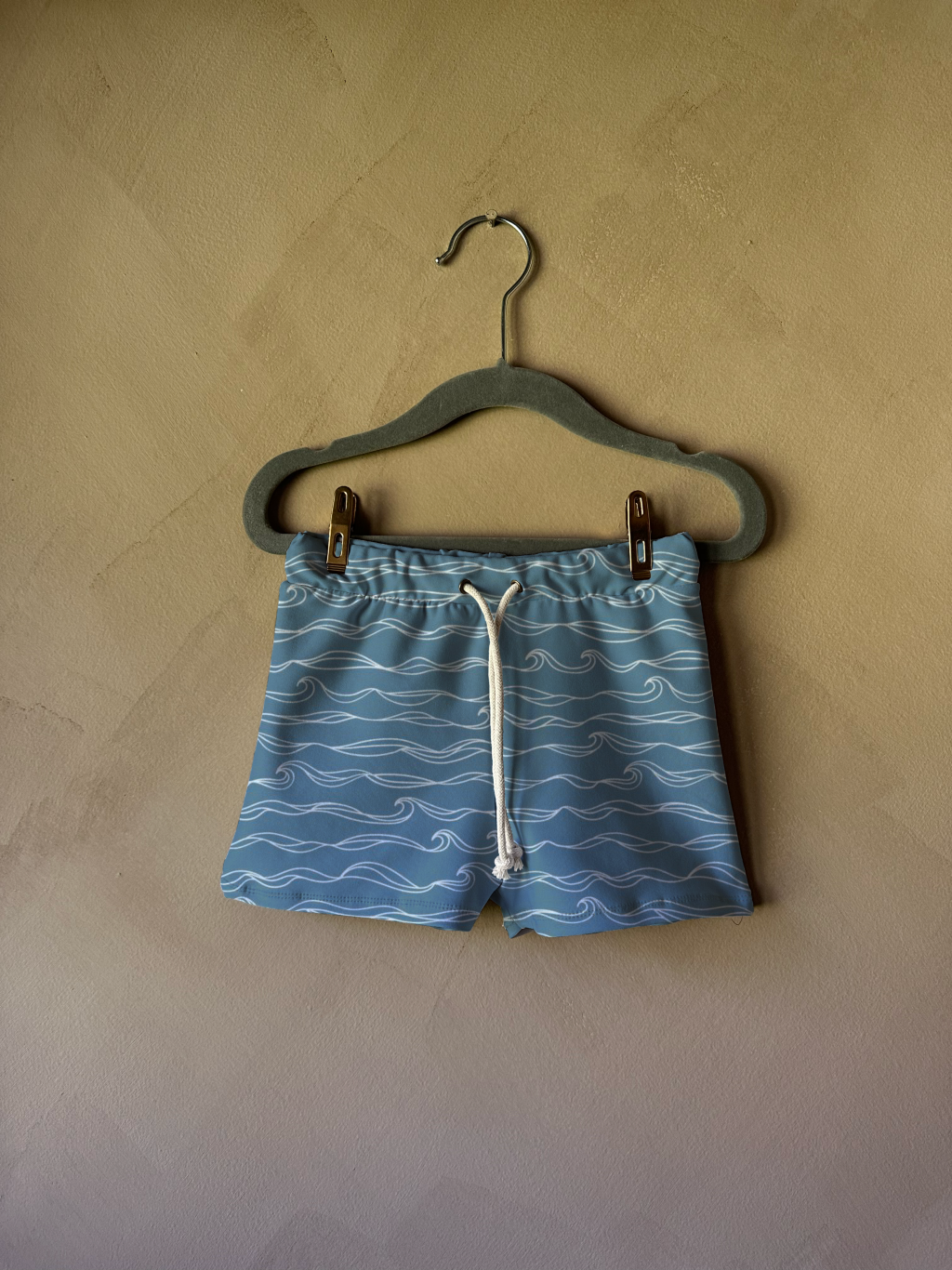 Swim Brief in Azure Waves