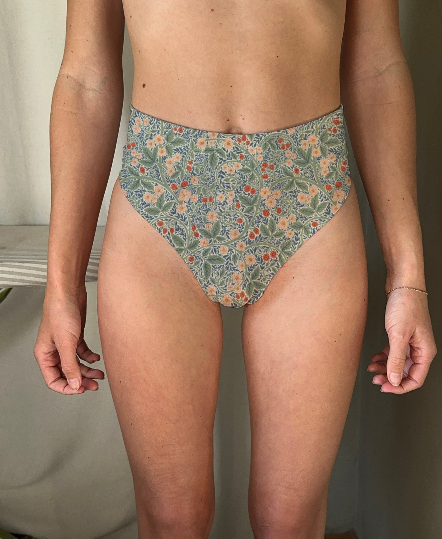 Adult High Rise Cheeky Bikini Bottom