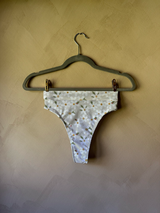 Adult High Rise Cheeky Bikini in Daisy Bug