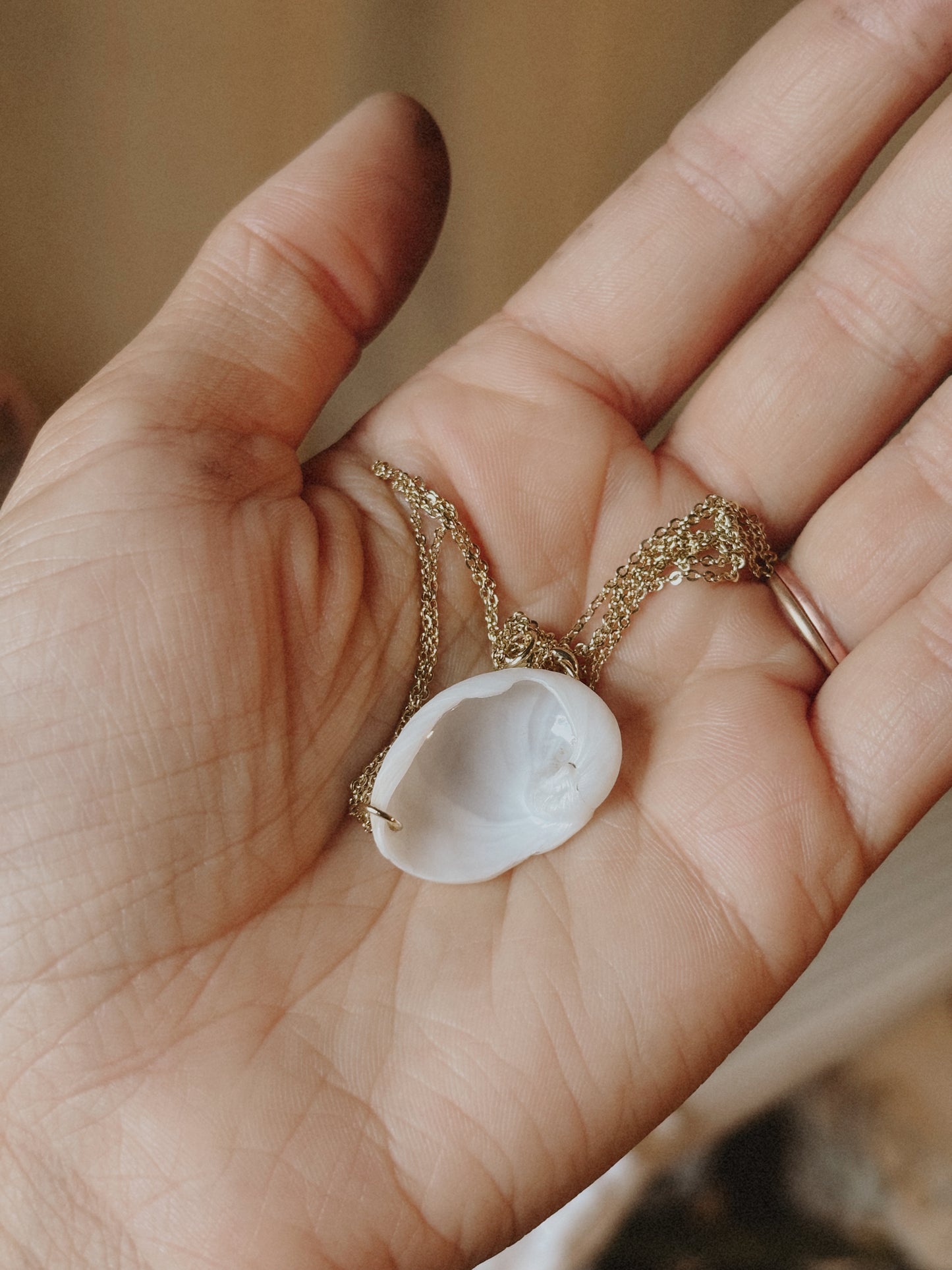 Baby’s Ear Shell Necklace