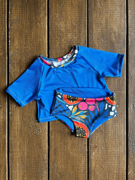New Cropped Rashguard and Bottom Set