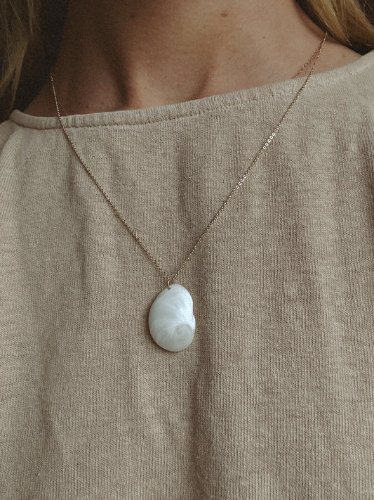Baby’s Ear Shell Necklace