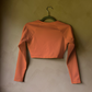 Adult Cropped Rashguard in Coral