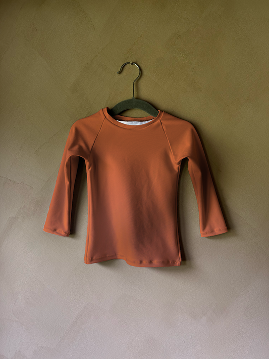 Littles Rashguard in Coral