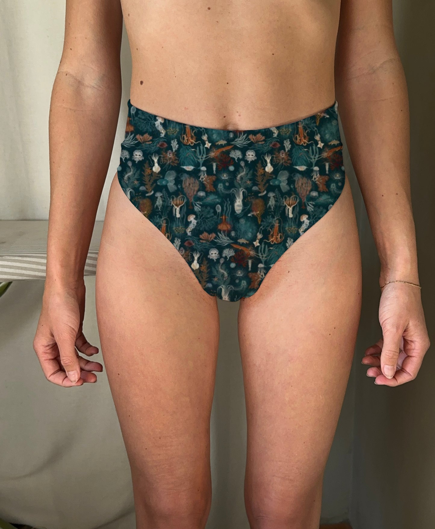 Adult High Rise Cheeky Bikini Bottom