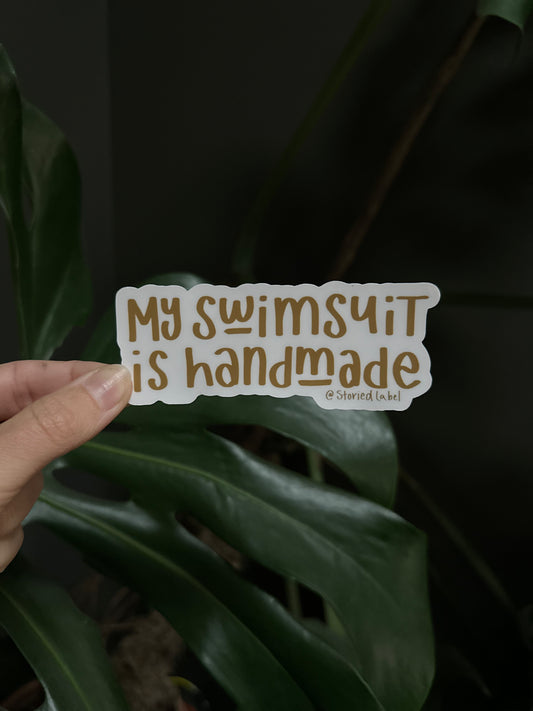 Handmade Swimsuit Sticker