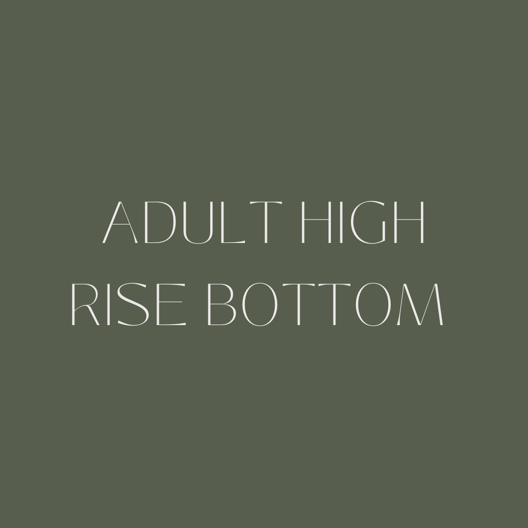Custom Adult High Rise Bottoms