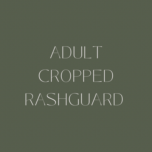 Custom Adult Cropped Rashguard